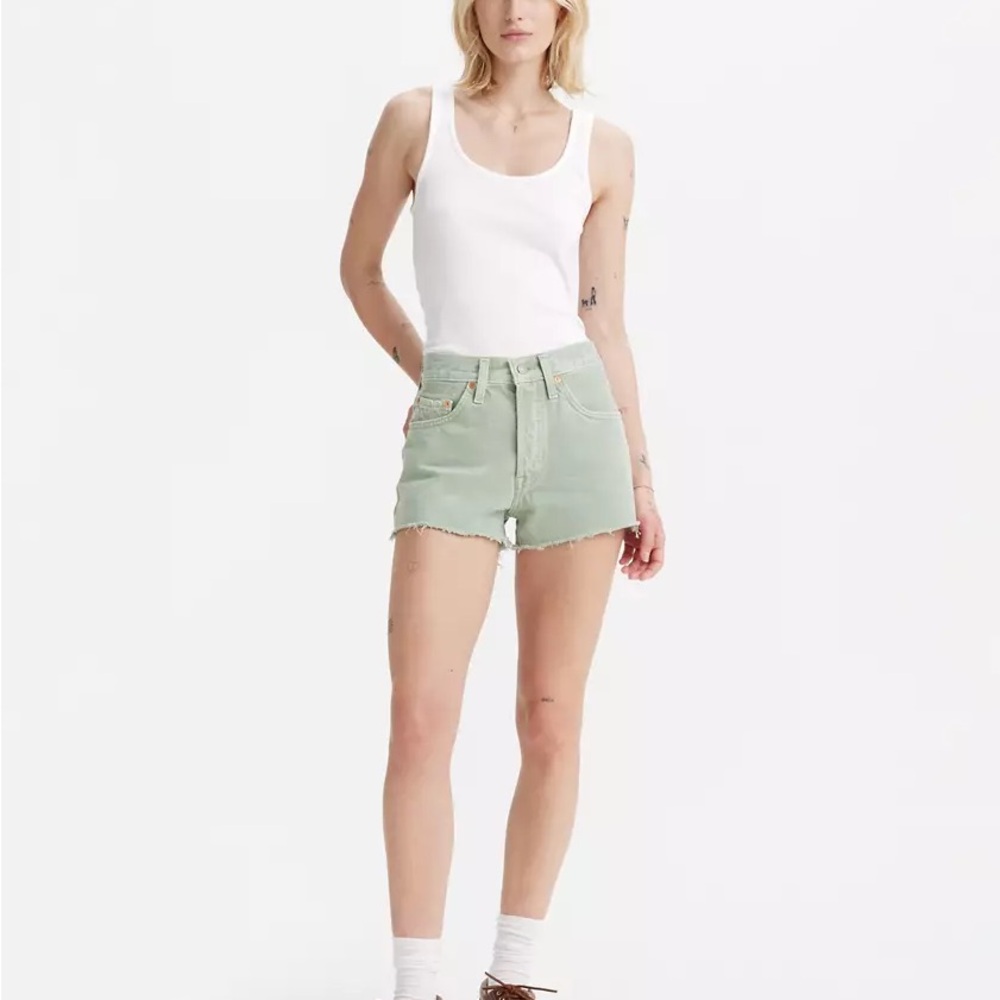 Levi’s Green Denim Shorts